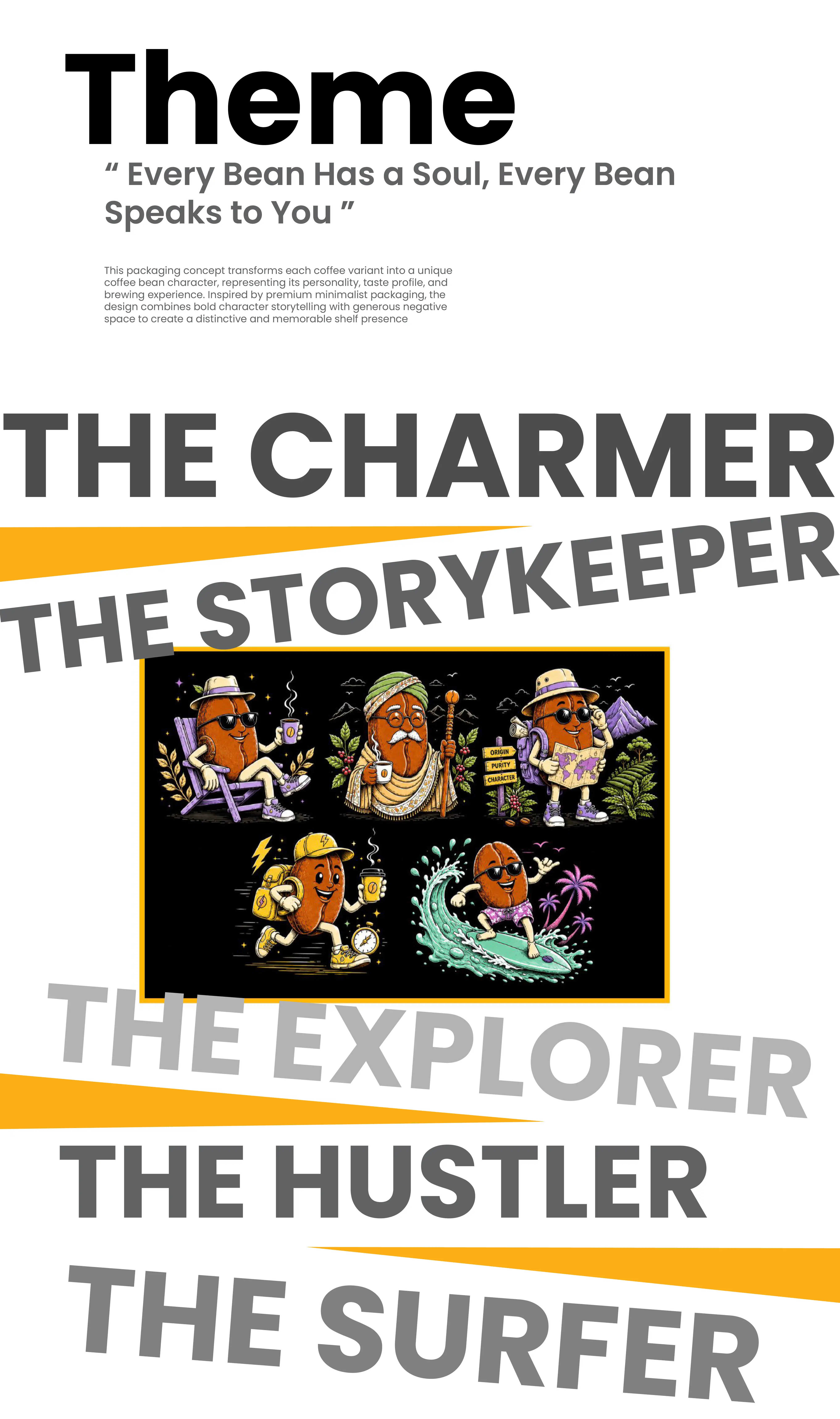 Raw Origin Character Story Packaging Theme