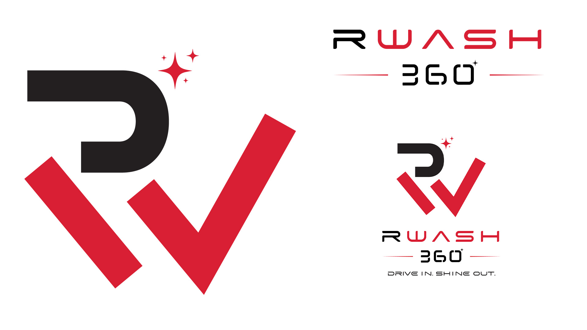 Rwash360 App Interface UI Mockup